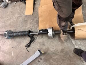 Eje, Poleas, Motor con Muelles Nuevos